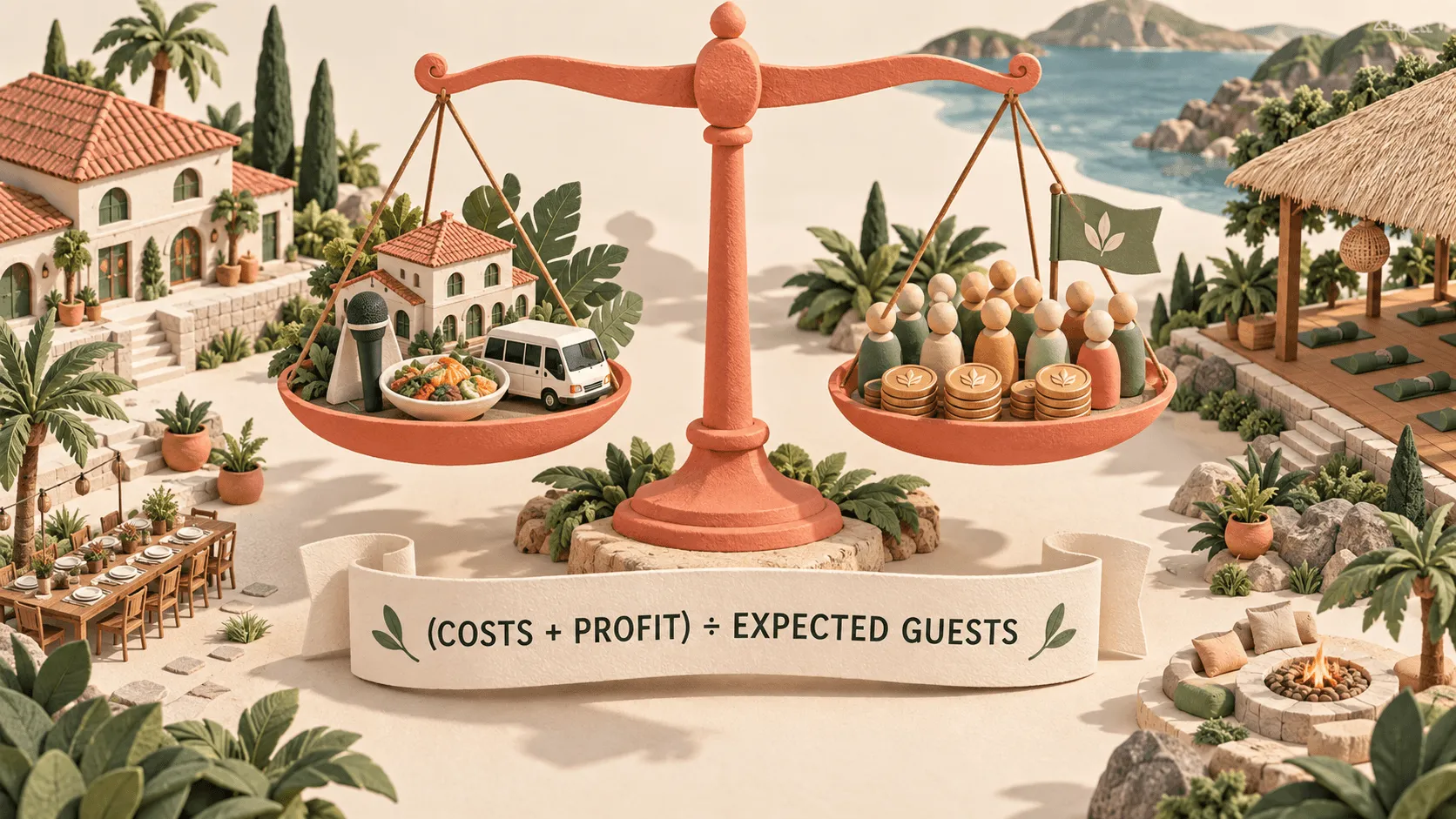 How to price a retreat with a host reviewing retreat costs and pricing